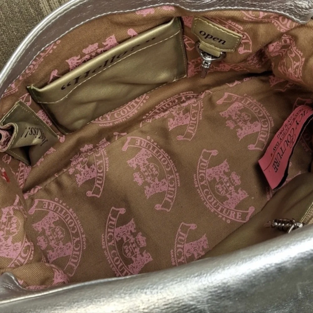 Juicy Couture Y2K Silver Hobo Bag